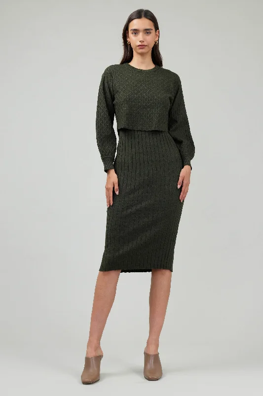 Two Piece Sweater Dress