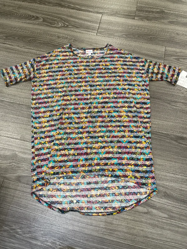 Top Short Sleeve By Lularoe In Multi-colored, Size: S