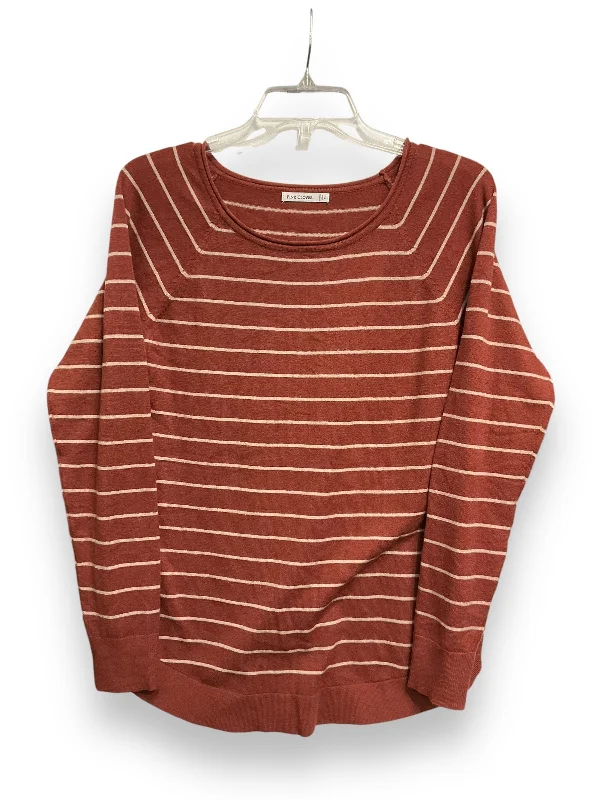 Top Long Sleeve By Pink Clover In Striped Pattern, Size: M