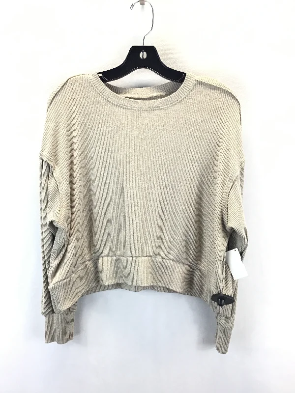 Top Long Sleeve By So In Tan, Size: Xl