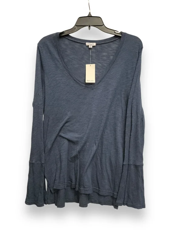 Top Long Sleeve By Splendid In Blue, Size: S