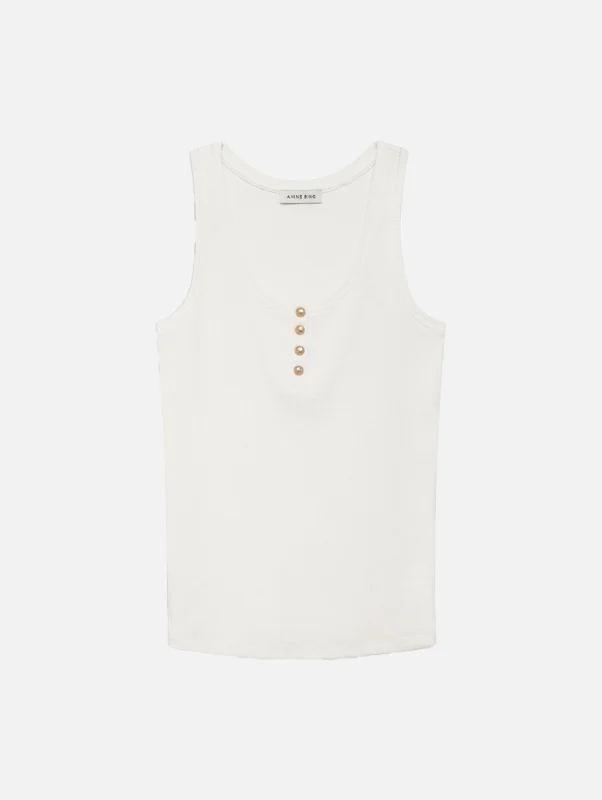 Alessia Tank in Ivory