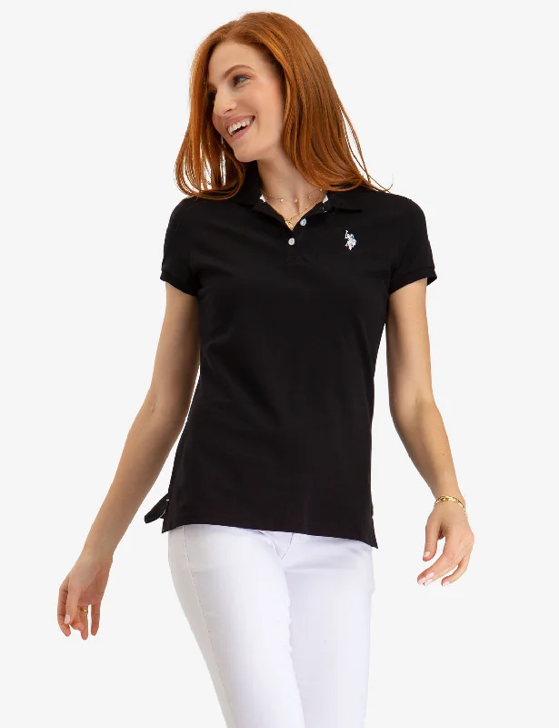 SOLID PIQUE POLO SHIRT